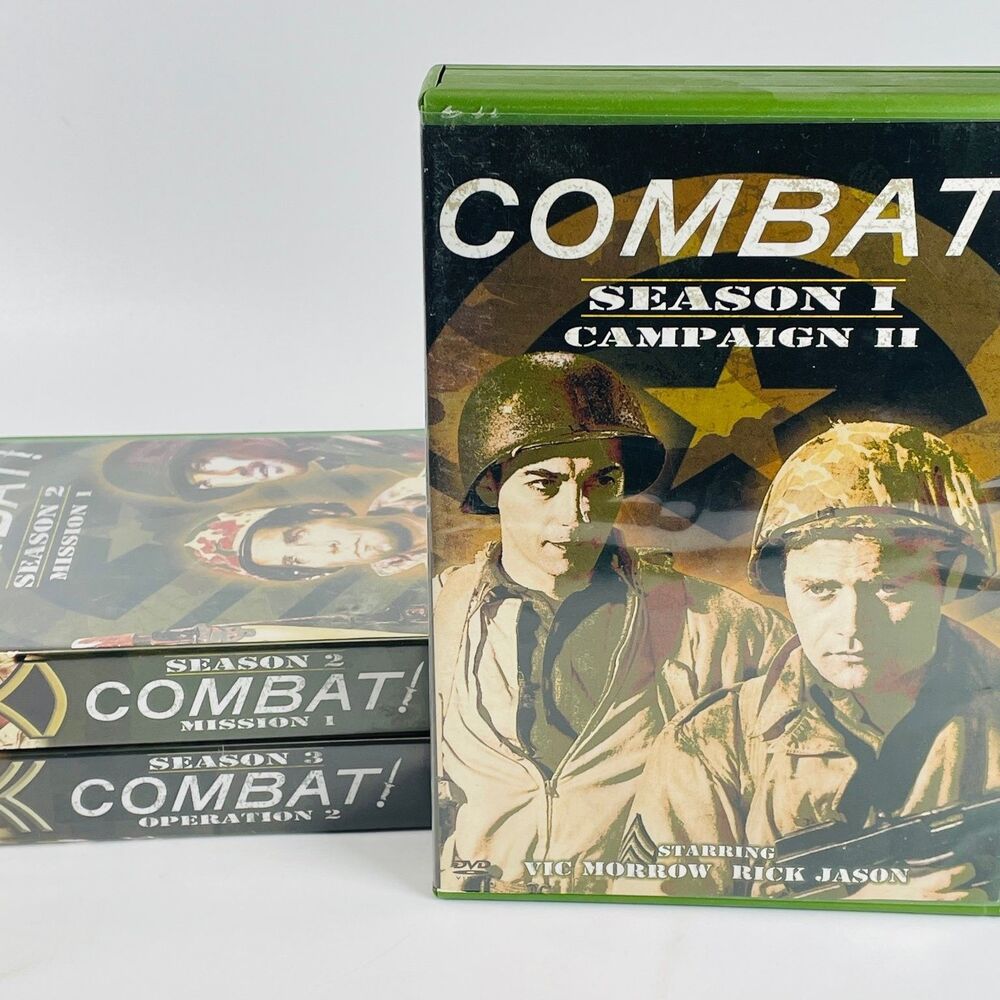 Combat! Season 1-3 Campaign II DVD 1962 Vic Morrow Rick Jason War TV Show